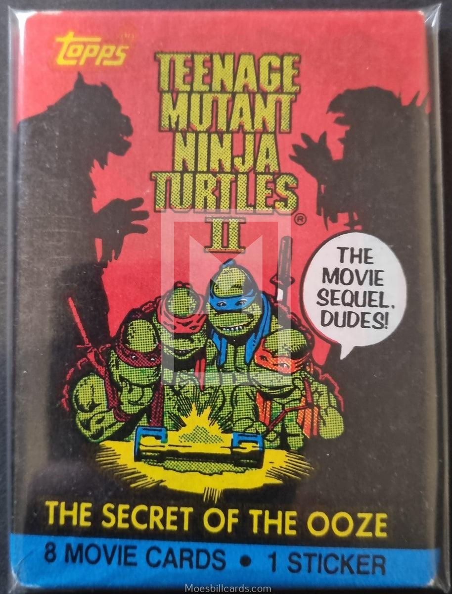 91 Topps Teenage Ninja Turtles TNMT Movie 2 | Moesbill Trading