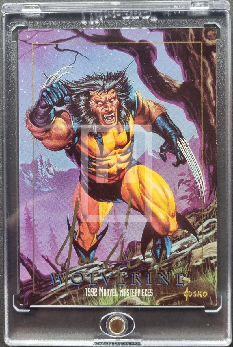 rare marvel masterpiece cards 1992 Skybox Marvel Masterpieces 98 Wolverine
