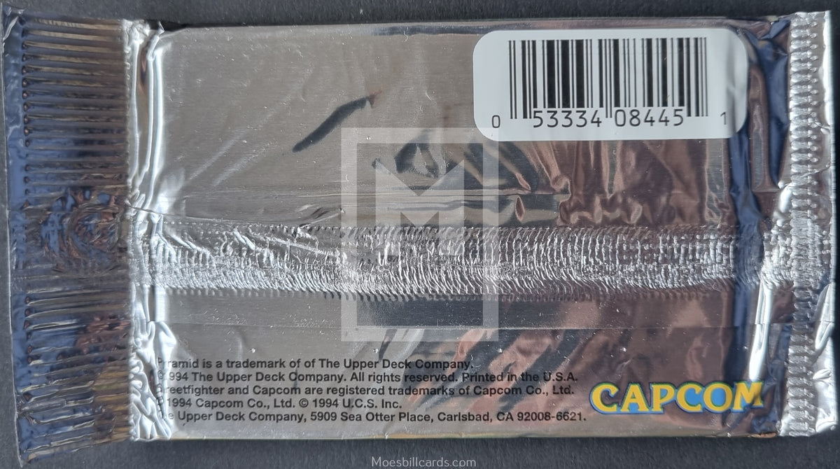 1994 Upper Deck Street Fighter Card Pack