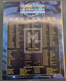 1999 Skybox Star Trek Deep Space Nine Memories of the Past Trading Card Dealer Sell Sheet Back