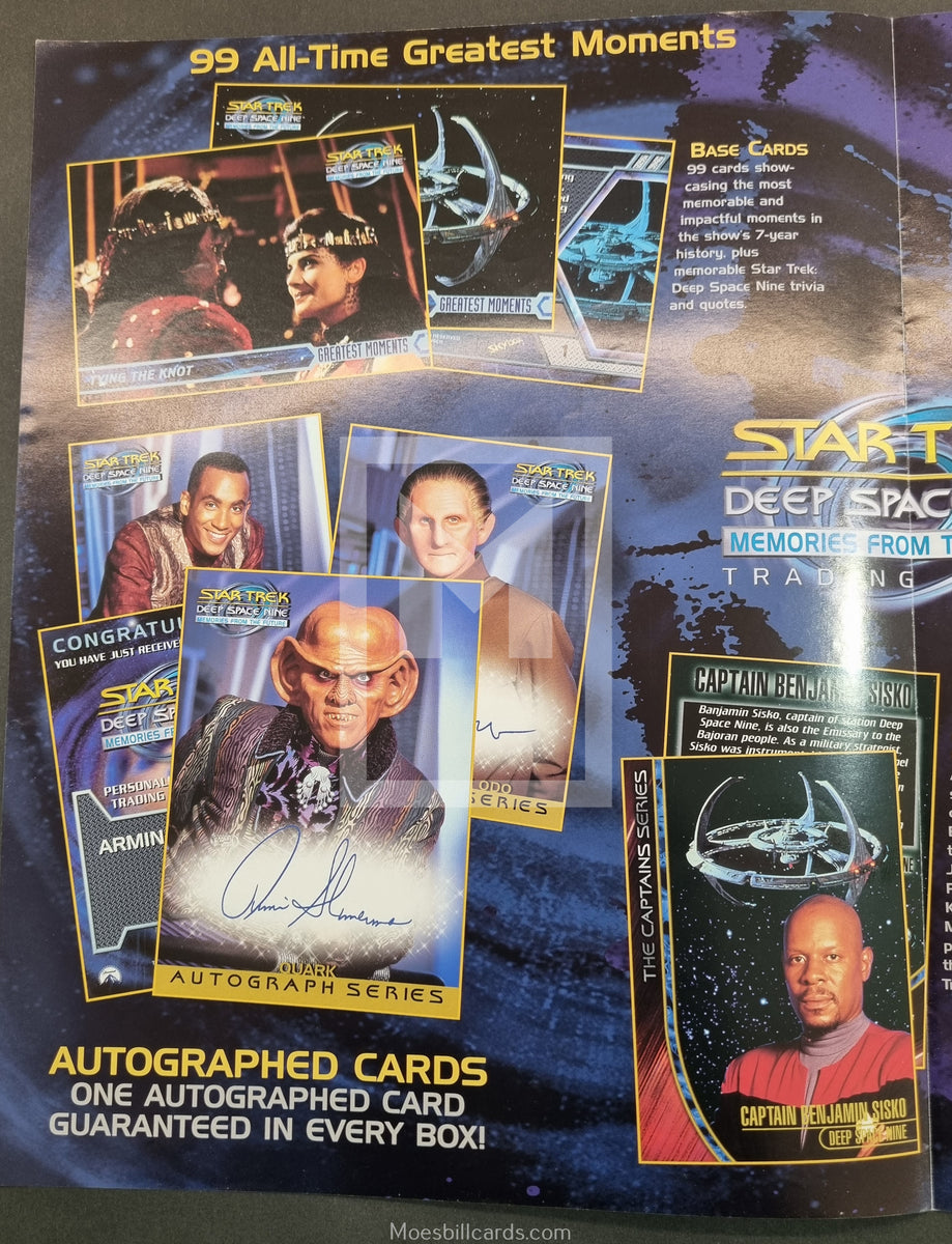 Skybox Star Trek Voyager Profiles Sell Sheet | Moesbill Trading