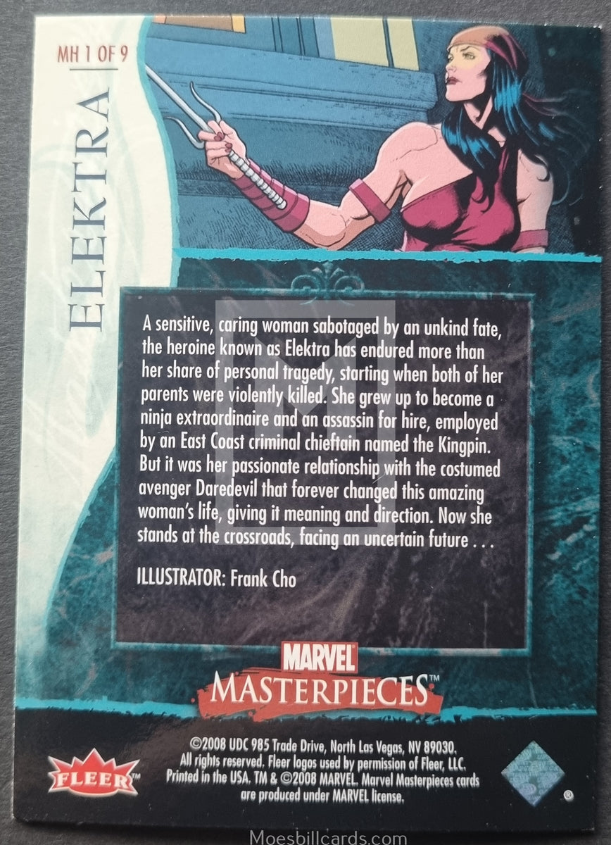 2008 Upper Deck Marvel Masterpieces Set 2 MH1-9 |Moesbill Trading