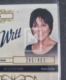 2008 Donruss Americana Celebrity Cuts Base Trading Card 28 Joyce DeWitt 295/499 Number