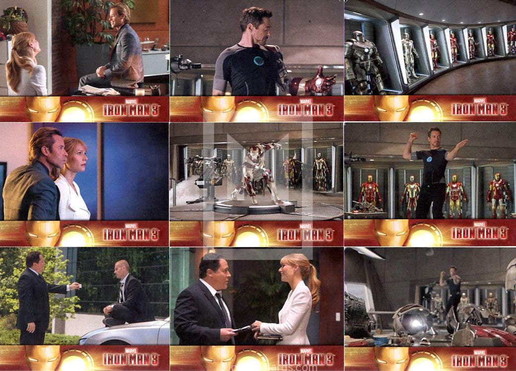 IRON MAN 3 Upper Deck カード 全60種セット MARVEL Iron Man 3 Movie Trading Card set | Moesbill Trading Cards