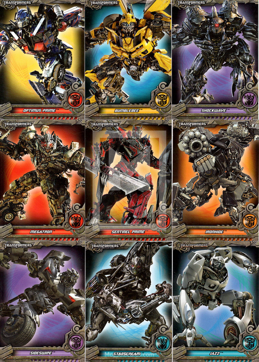 2013 Transformers Optimum Trading Card Set | Moesbill Trading