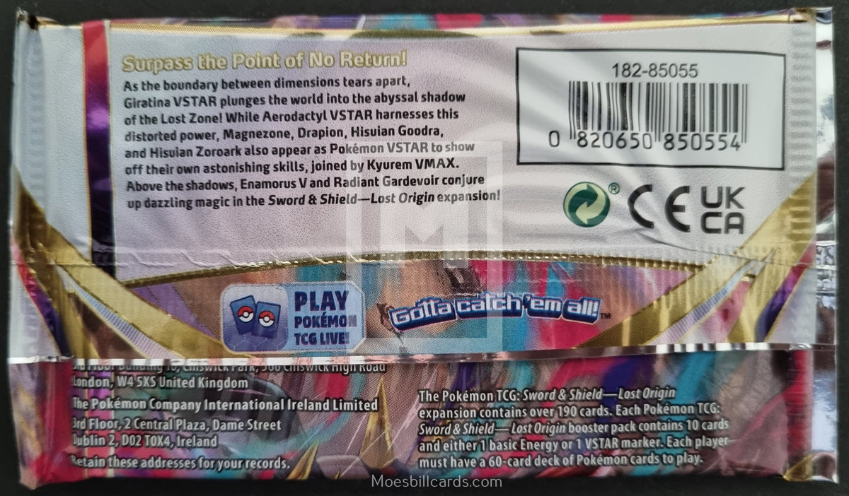 Pokemon Sword Shield Lost Origin Booster Pack