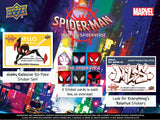 2022 Upper Deck Marvel Studios Spider-Man Into the Spider verse Trading Card Sell Sheet