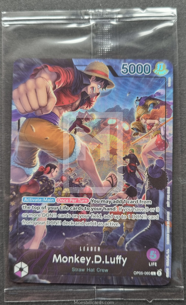 2024 One Piece Monkey D Luffy OP05-060 | Moesbill Trading Card 