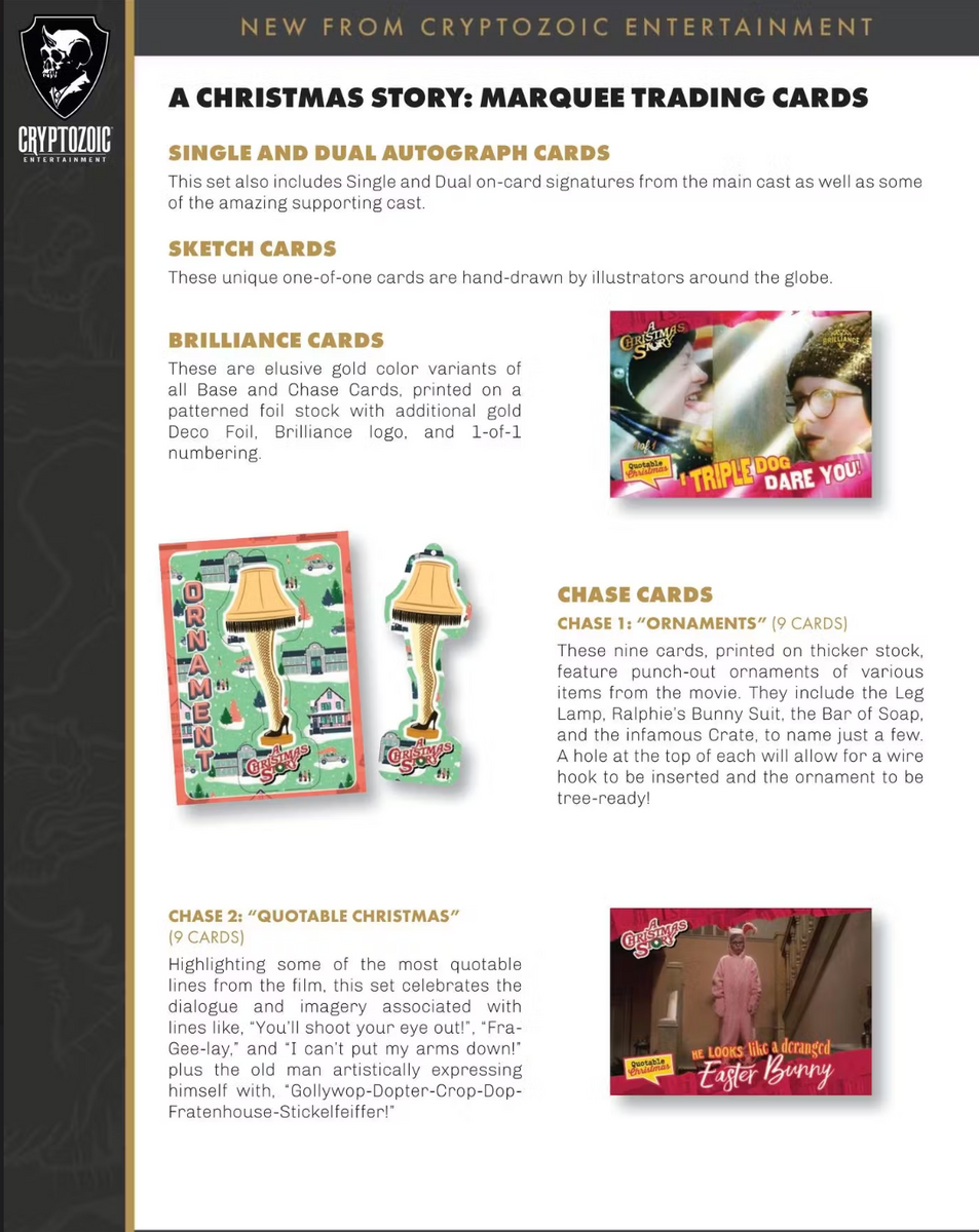 2024 A Christmas Story Trading Card Box | Moesbill Trading Cards