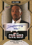 2022 Upper-Deck-Marvel-Allure-Trading-Cards-Base-Golden-Treasures-Autograph-Anthony-Mackie-as-Falcon-auto