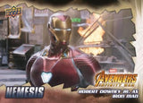 2022 Upper-Deck-Marvel-Allure-Trading-Cards-Nemesis-Robert-Downey-jr-as-Iron-Man