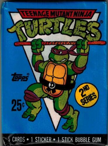89 TEENAGE MUTANT NINJA TURTLES タートルズカード TMNT (1989) TOPPS Card: #27 Ready For Action - Teenage
