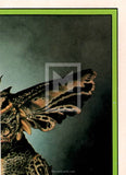 1990 Topps Gremlins 2 New Batch Sticker Trading Card 1 Green Back