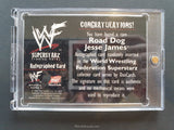 1998 Comic Images WWF Superstarz Road Dogg Jesse James Autograph Trading Card Back