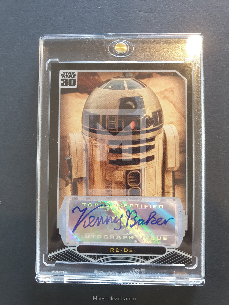 Topps Star Wars 30th R2-D2 Kenny Baker Auto - Moesbill Cards