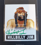 2012 Leaf Wrestling Hillbilly Jim A-HJ1 Alternative Autograph Trading Card Front