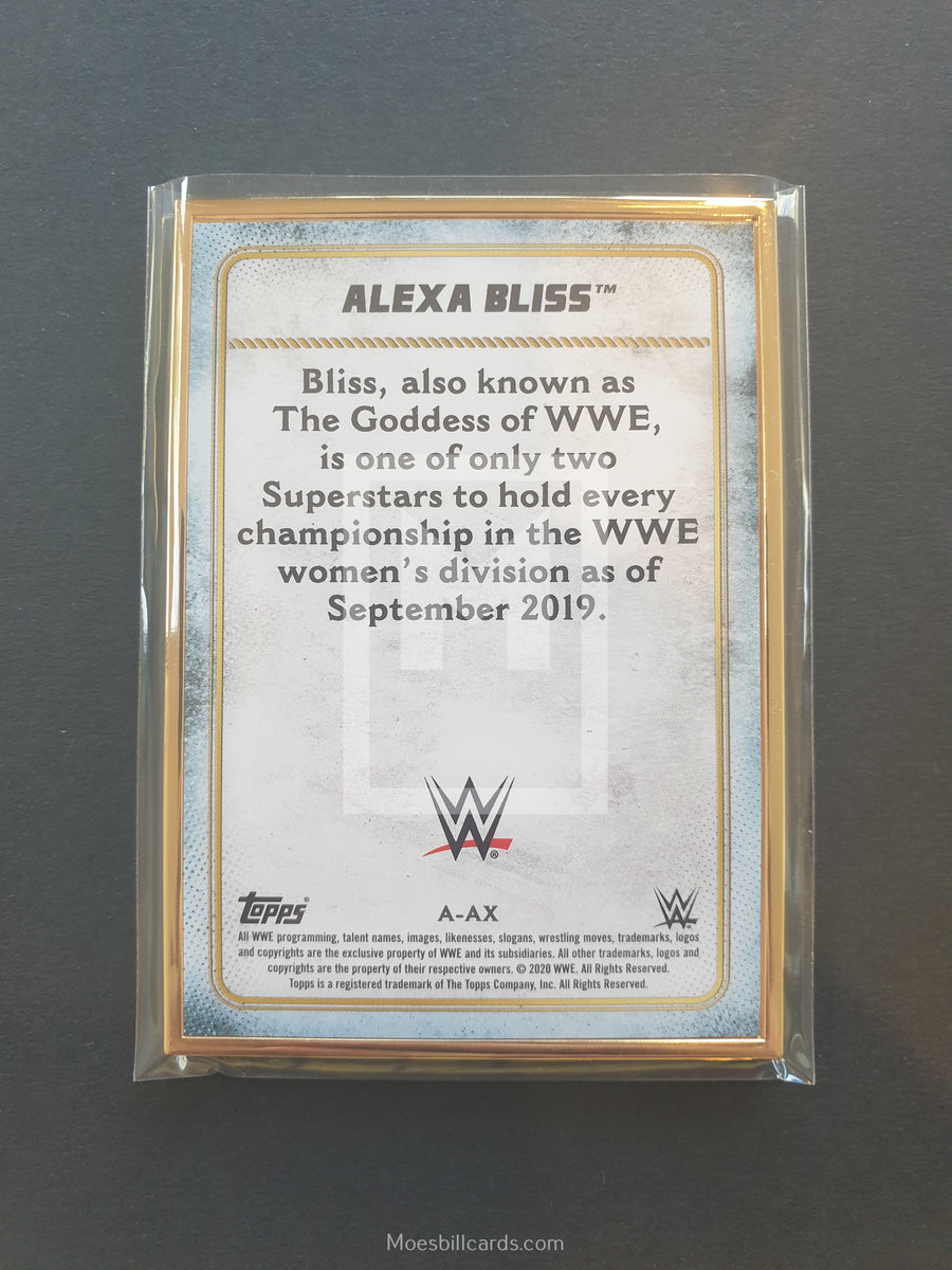 2020 Topps WWE Transcendent A-AX Alexa Bliss | Moesbill Trading 