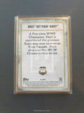 2020 Topps WWE Transcendent Autograph Trading Card A-BH Bret Hart Back