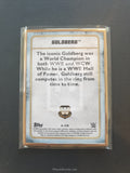 2020 Topps WWE Transcendent Autograph Trading Card A-GB Goldberg Back