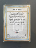 2020 Topps WWE Transcendent Autograph Trading Card A-RC Ricochet Green Parallel Back