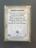 2020 Topps WWE Transcendent Autograph Trading Card A-SM Shane McMahon Purple Parallel Back