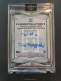 2020 Topps WWE Transcendent Sketch Trading Card The Miz Dan Bergren Back