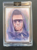 2020 Topps WWE Transcendent Sketch Trading Card The Miz Dan Bergren Front