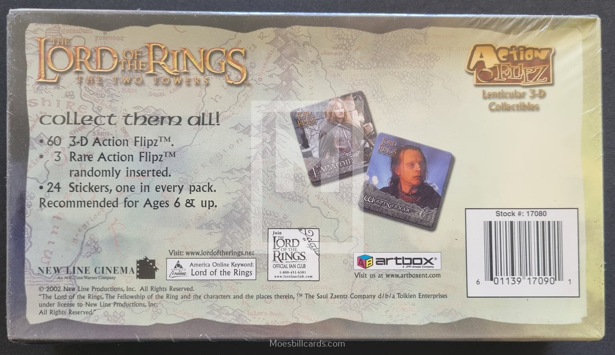 Lord of the Rings Two Towers Action Flipz Box