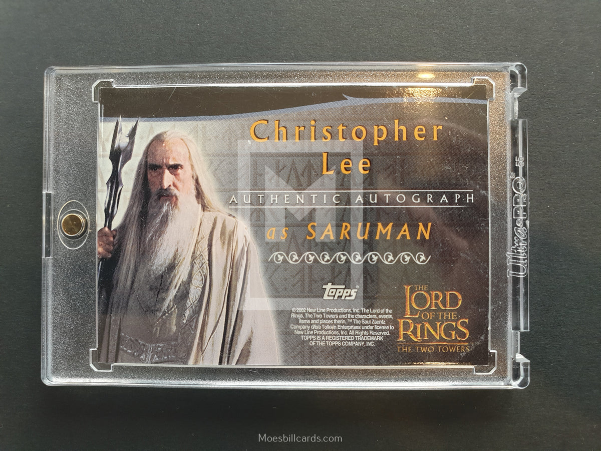 Topps Lord of the Rings Two Towers Saruman Moesbill Trading