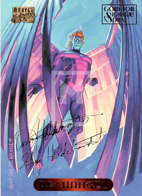 1994 Marvel Masterpieces Goild Foil Signature