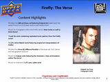 Firefly: The Verse Upper Deck Trading Card details