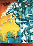 Spider Man 95 Gold Foil Signature Series Trading Card Black Cat 110 Front