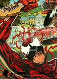 Spider Man 95 Gold Foil Signature Series Trading Card Carnage 138 Front