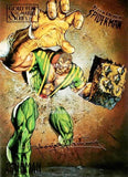 Spider Man 95 Gold Foil Signature Series Trading Card Sandman 46 Front