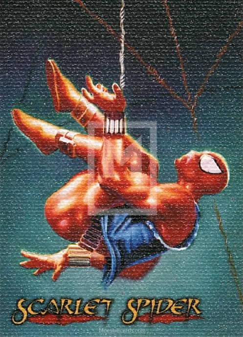 96 Marvel Fleer Spider-Man Premium Canvas Card | Moesbill Trading