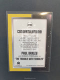 Star Trek 40th Anniversary A192 Freeman Autograph Trading Card Back