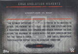WWE Undisputed 2015 CEM-9 Undertaker Edge Cage Evolution Moments Black Parallel Trading Card Back
