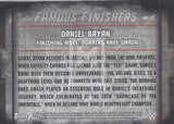 WWE Undisputed 2015 FF-17 Daniel Bryan Famous Finishers Black Parallel Trading Card Back