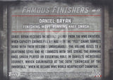 WWE Undisputed 2015 FF-17 Daniel Bryan Famous Finishers Trading Card Back