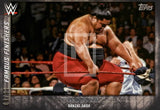 WWE Undisputed 2015 FF-22 Yokozuna Famous Finishers Black Parallel Trading Card Front