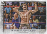 WWE Undisputed 2015 FF-8 Ravishing Rick Rude Famous Finishers Trading Card Front