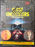 Vintage trading card pack with 'Close Encounters' branding and movie-themed graphics.