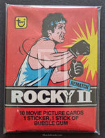 1979 Topps Rocky 2 Movie Trading Card Pack Front