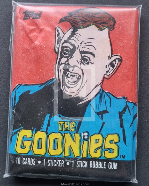 1985-Topps-The-Goonies-Trading-Card-Pack-Front