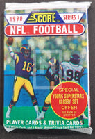 1990 Score NFL Football Series 1 Trading Card Pack Art Set Front