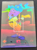 1990 Upper Deck Comic Ball Series 1 Looney Tunes Hologram insert trading card Porky Pig Yawns
