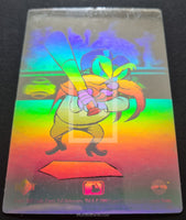 1990 Upper Deck Comic Ball Series 1 Looney Tunes Hologram insert trading card Yosemite Sam Bats