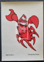 1991 Proset Disney The Little Mermaid Stick ems Sebastian Trading Card Front