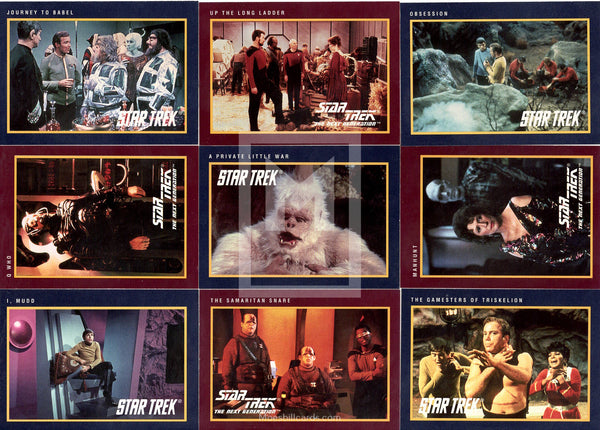 rare star trek trading cards Impel Star Trek 25th Anniversary Series 2 Set