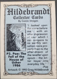 1992-Comic_Images-Hildebrandt_Insert_Prism_Trading_Card_P2_Poe_Fall_Of_The_House_Of-Usher-Back